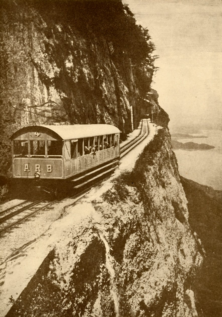 「アルトリギ鉄道で」、1930年。 作： AG Werthi