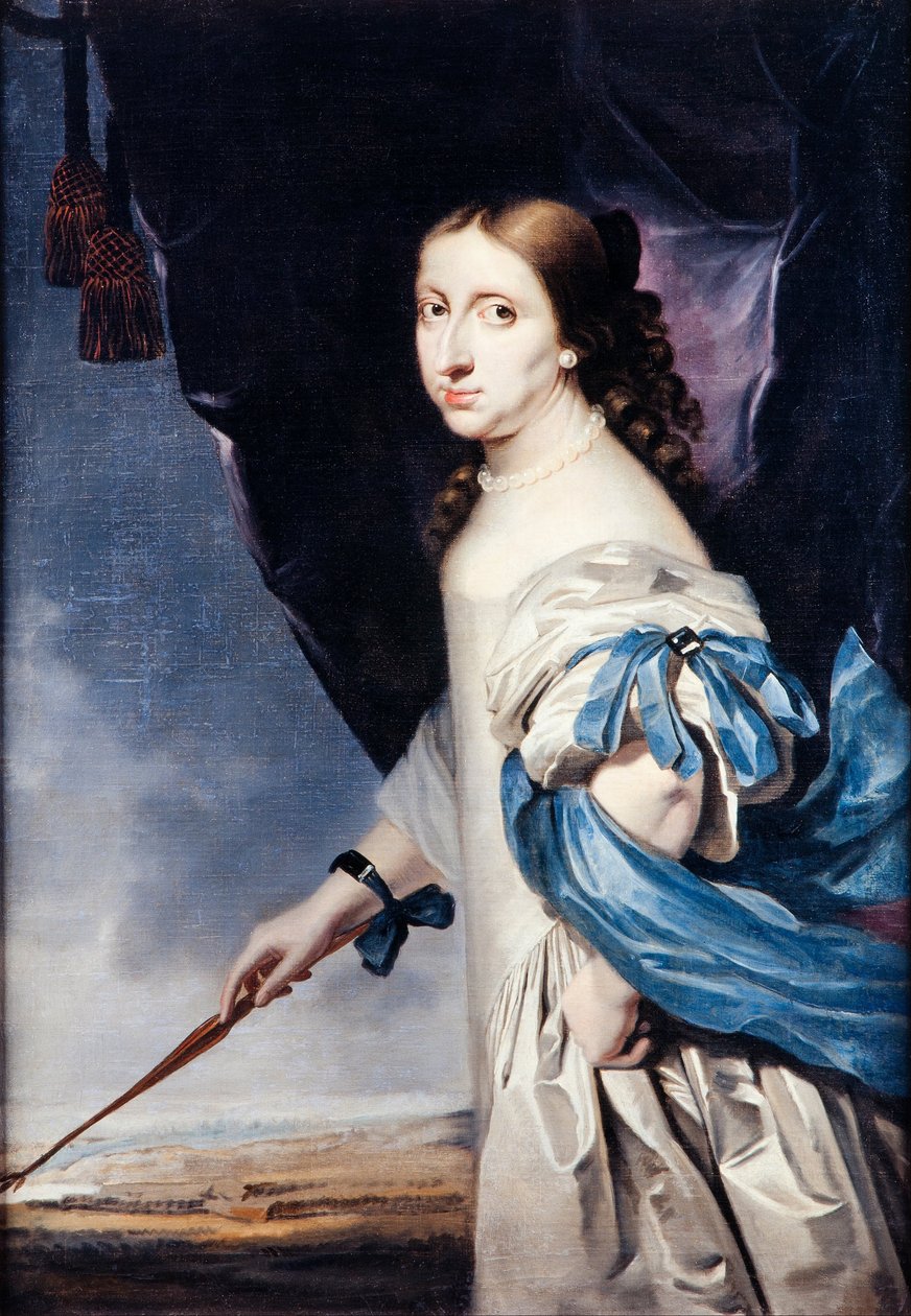 スウェーデンのクリスティーナ（1626年～89年） 作： Abraham Wuchters