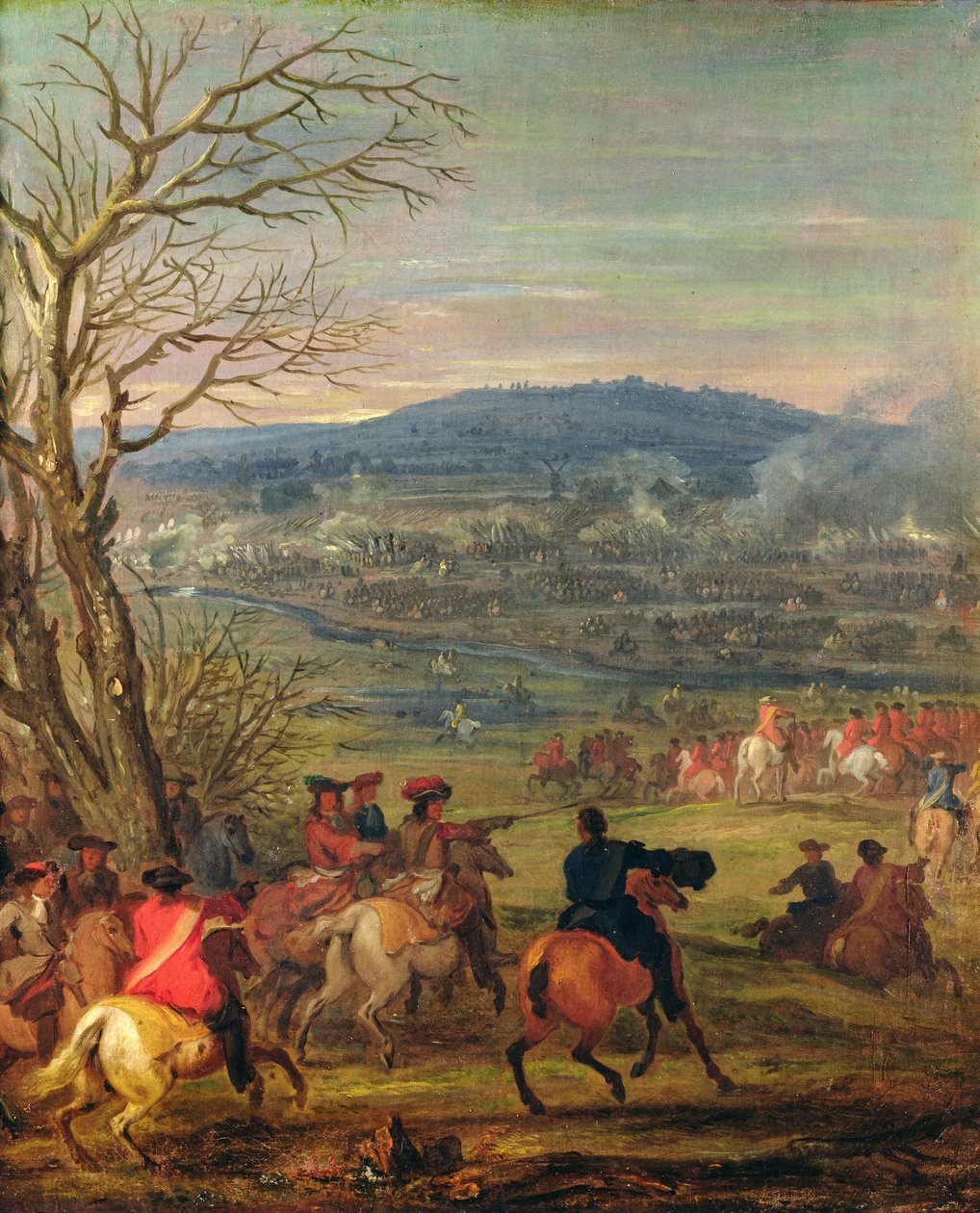 1677年4月11日、カッセル山近くの戦いでのルイ14世（1638〜1715）、1678年頃 作： アダム・フランス・ファン・デル・ミューレン
