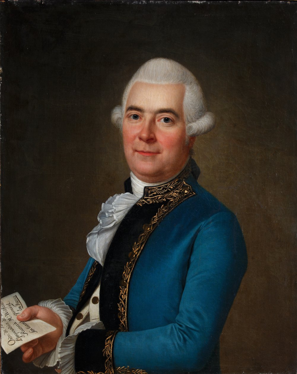 Arvid Wittfoothの肖像、1789年 作： アドルフ・ウルリッヒ・ヴェルトミュラー