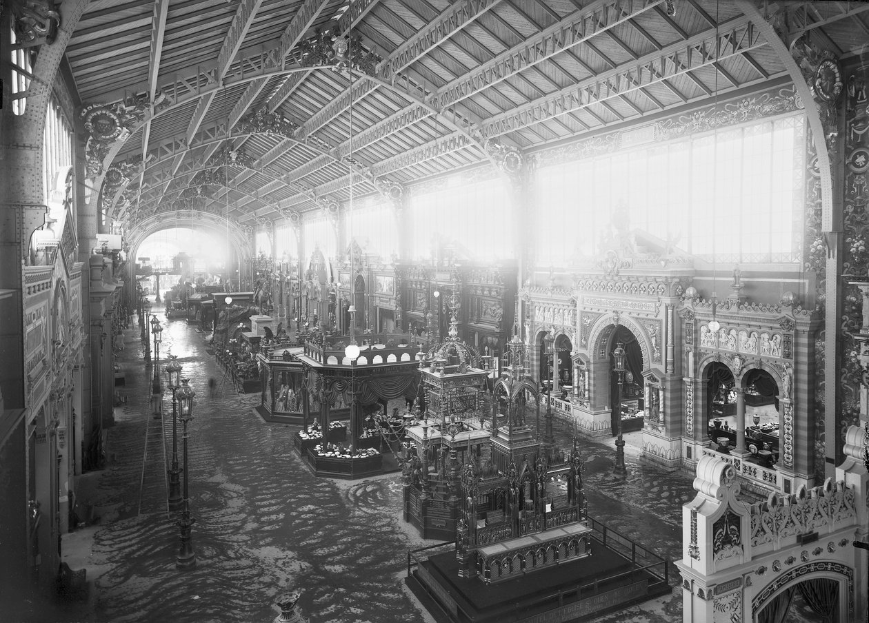 さまざまな産業のギャラリー、万国博覧会、パリ、1889 作： アドルフ・ジラドン