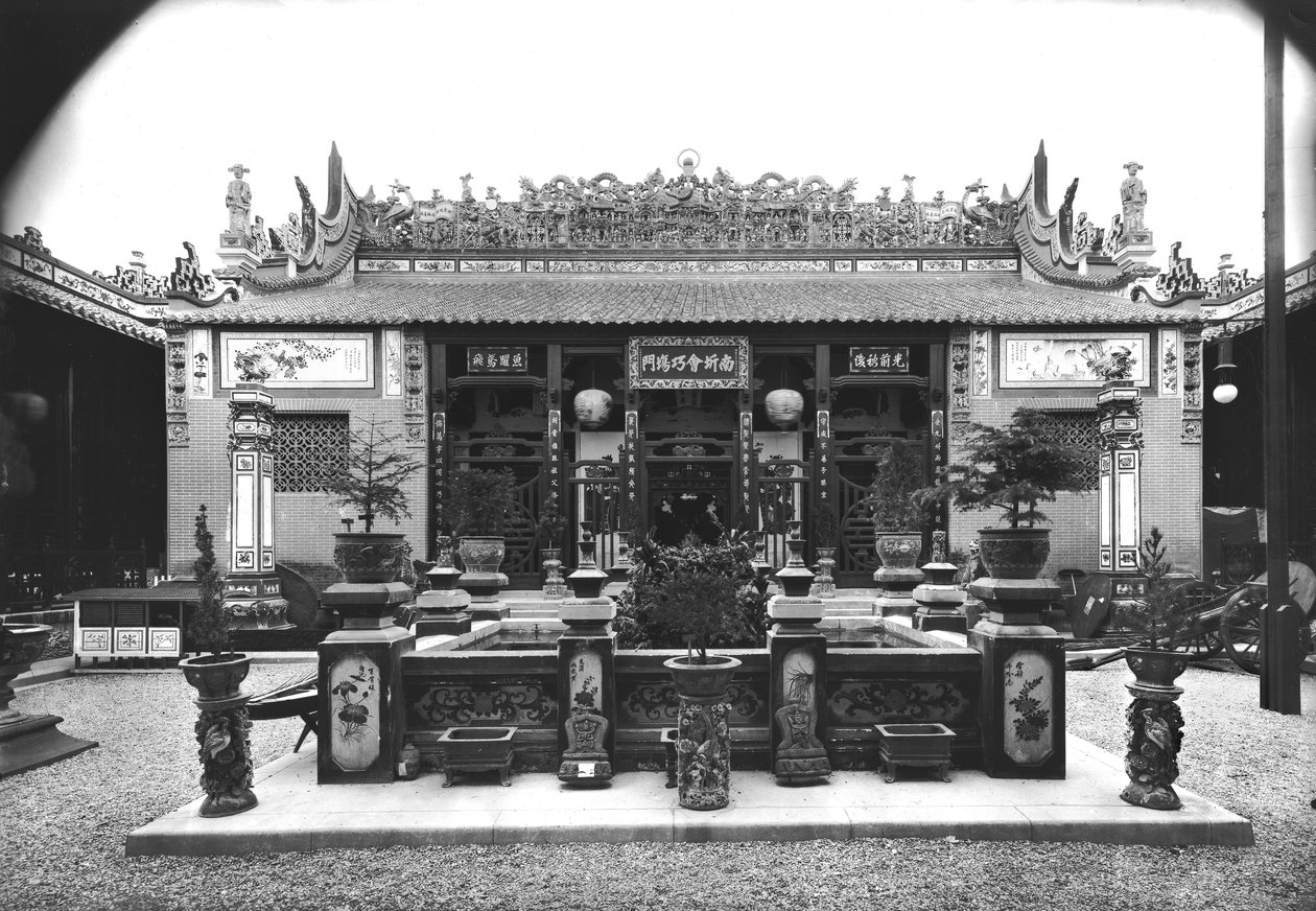 パリで1889年の万国博覧会で中国のパビリオン 作： アドルフ・ジラドン