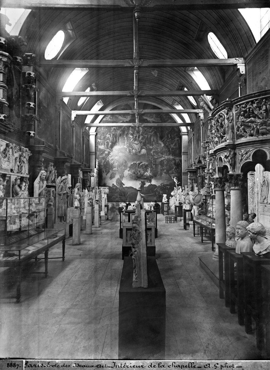 エコールナショナルシュペリオールデボザールの礼拝堂、c.1890-99 作： アドルフ・ジラドン