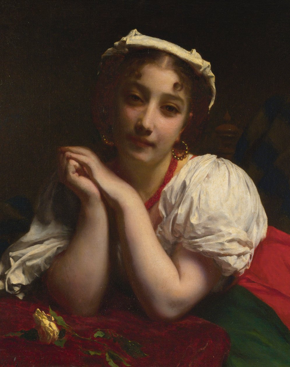 若いイタリア人女性 作： エティエンヌ・アドルフ・ピオ