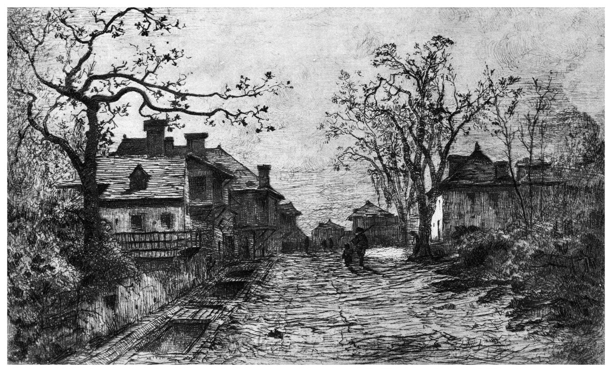 アルテマーレの村、c1820-1890 1924 作： アドルフ・アッピアン