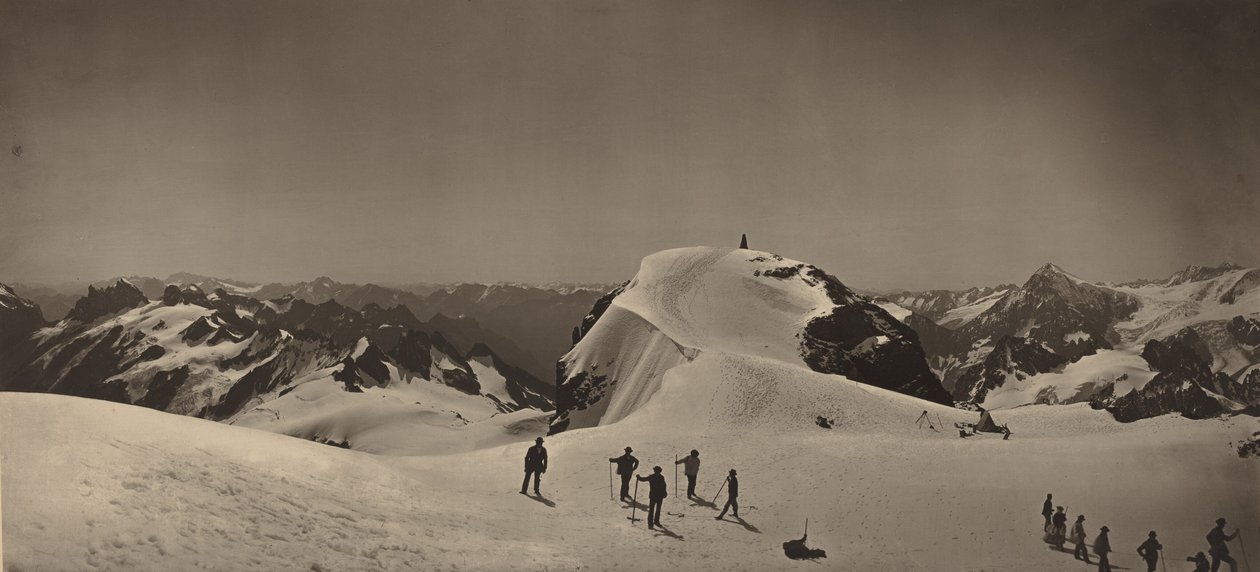 ティトリス山頂、スイス、1866年（写真） 作： アドルフ・ブラウン