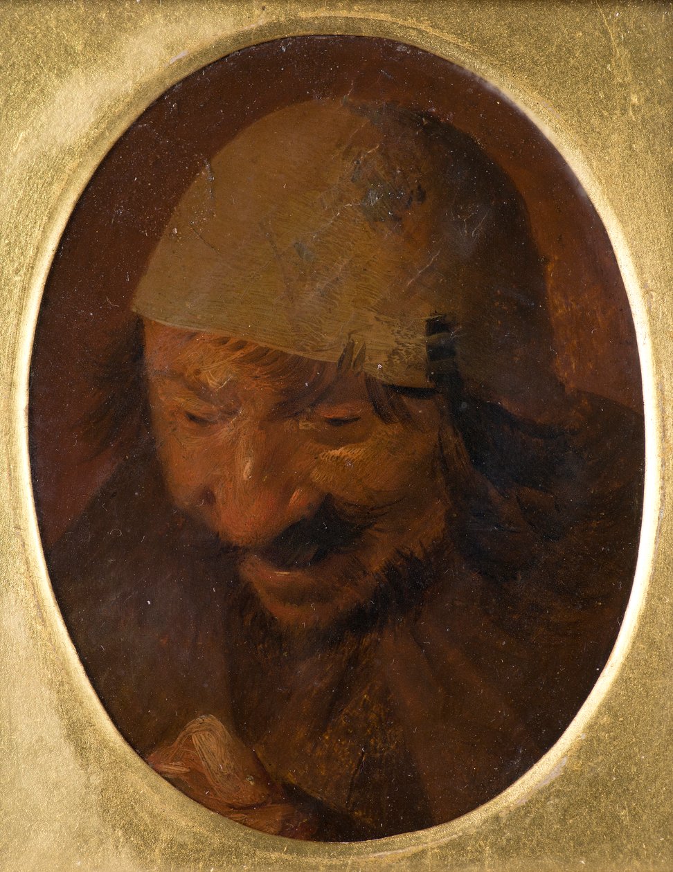 農民の肖像 作： Adriaen（attr.to）Brouwer