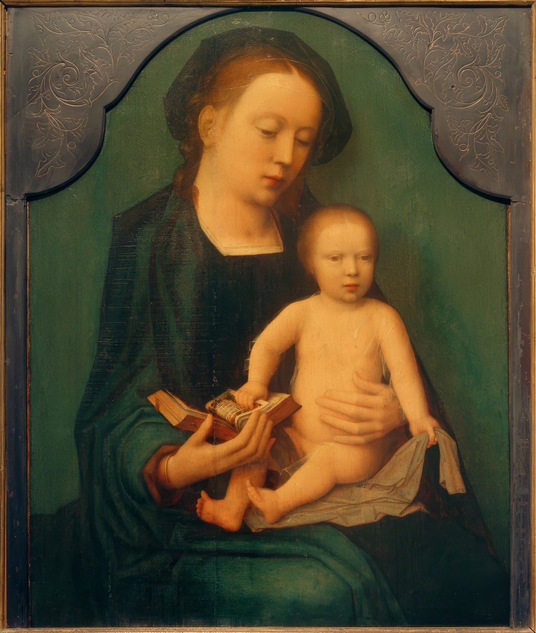 キリストの子を持つ神の母の座像 作： Adriaen Isenbrandt