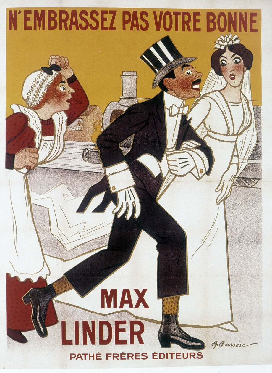 Max Linderのポスター、Barrereのイラスト 作： エイドリアン・バレレ