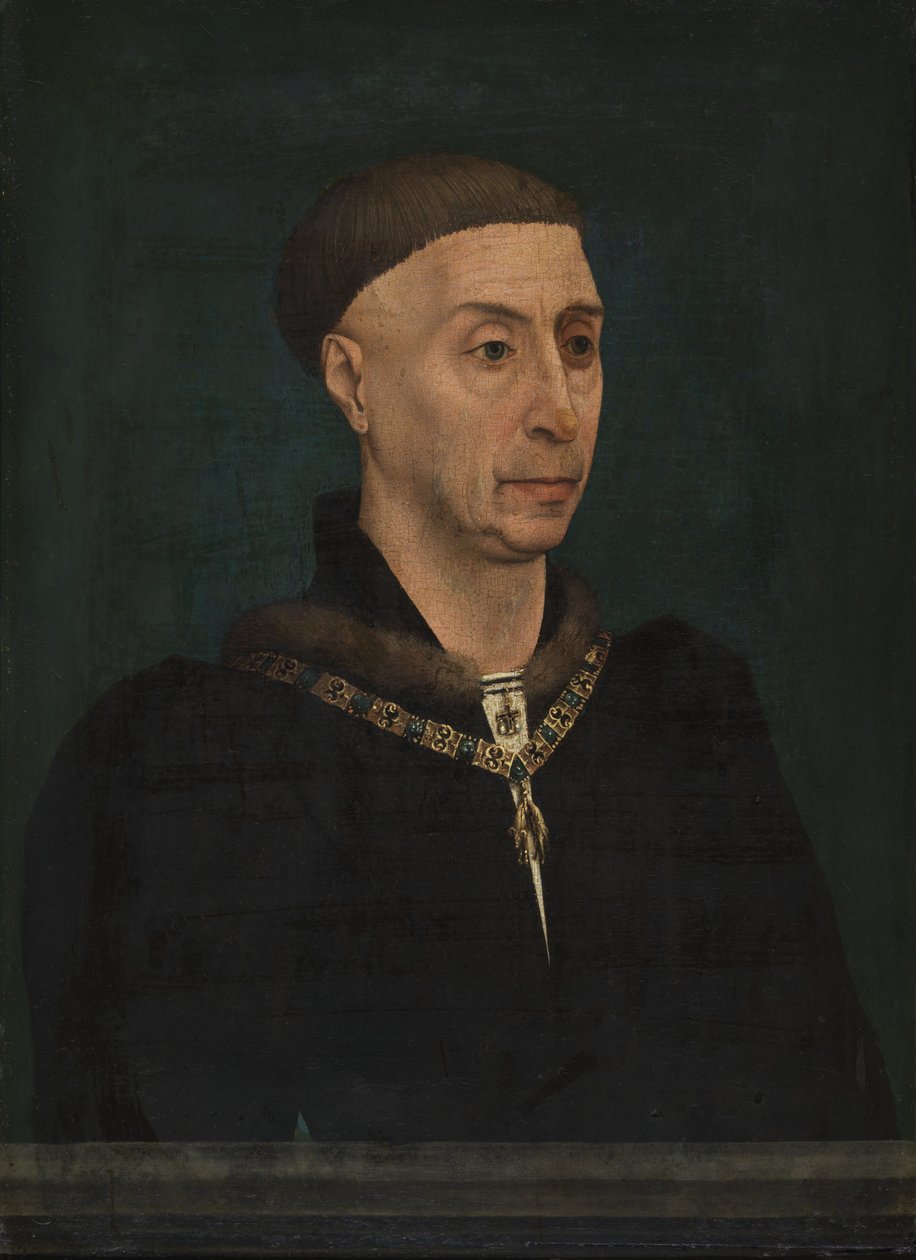 フィリップ・ザ・グッド（1396-1467）の肖像 作： ロジェ・ファン・デル・ウェイデン