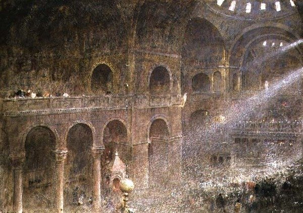 サンマルコ寺院（ヴェネツィア）ギャラリーより 作： アルバート・グッドウィン