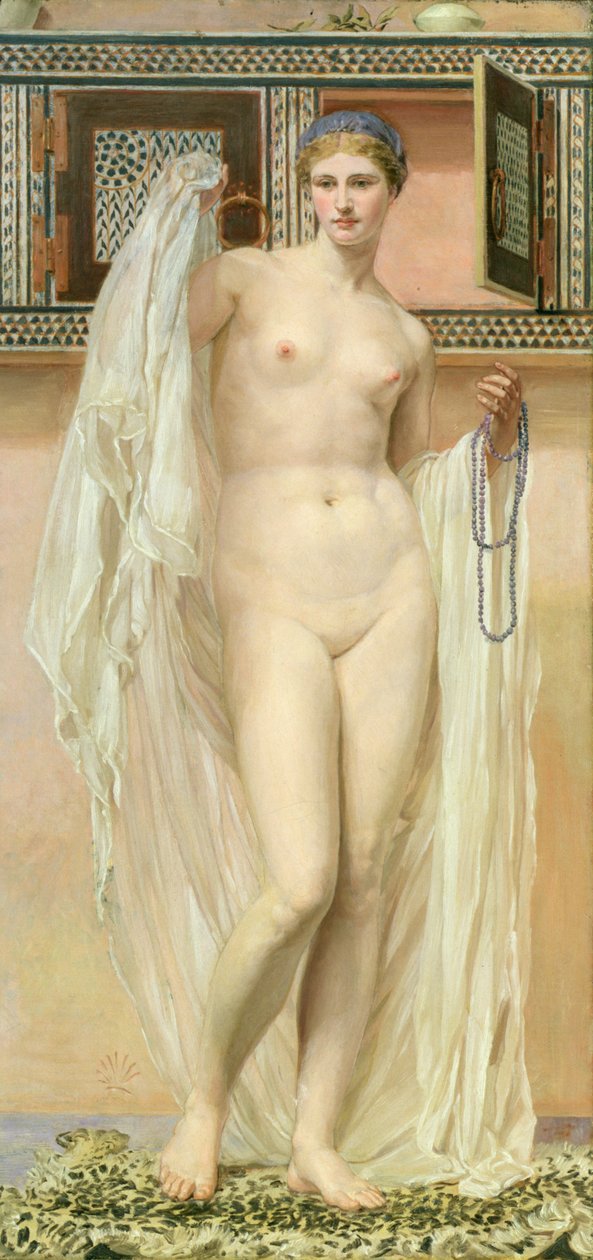 ワードローブ、1867 作： アルバート・ジョセフ・ムーア