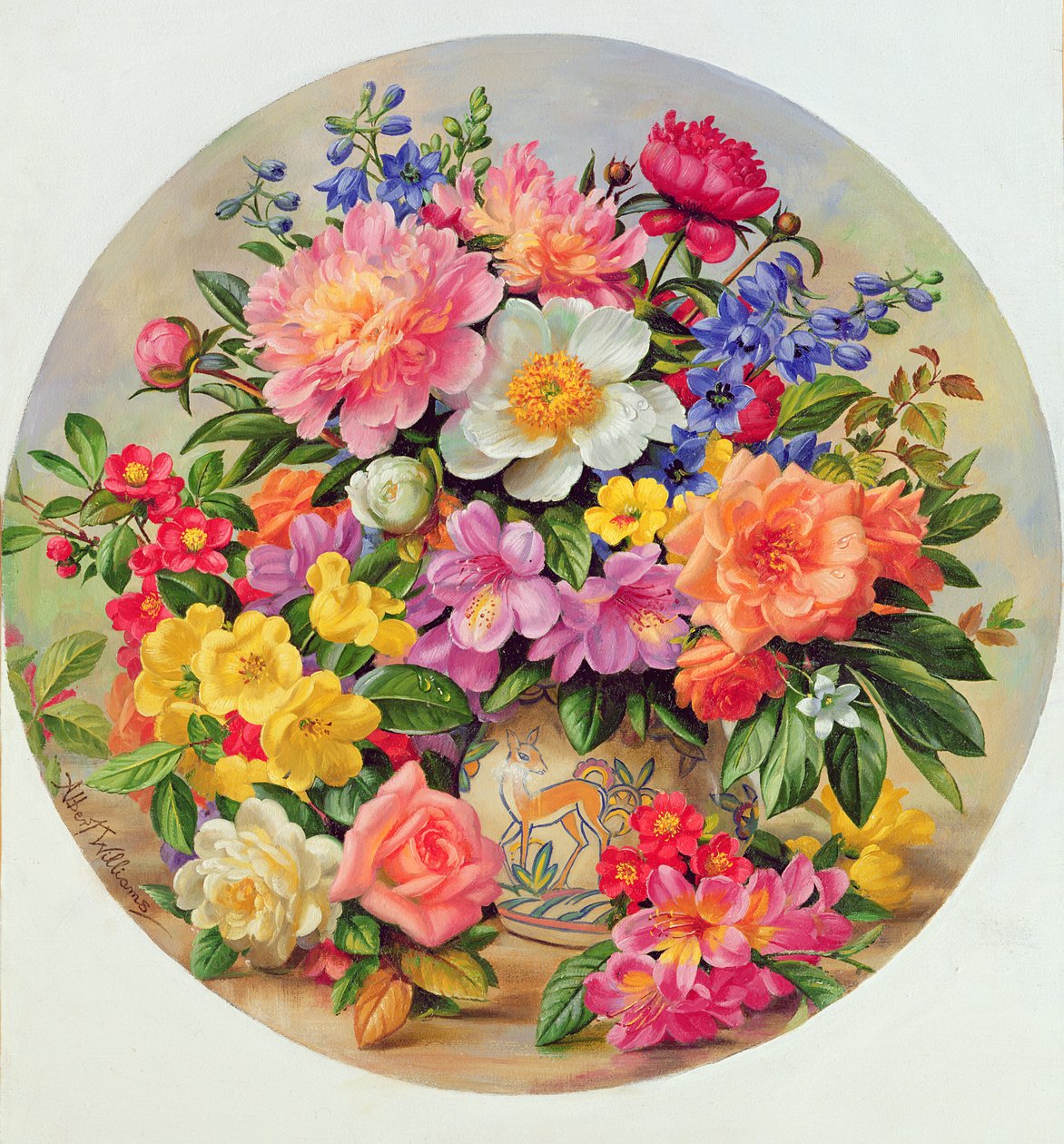 7月のA405C庭の花 作： アルバート・ウィリアムズ