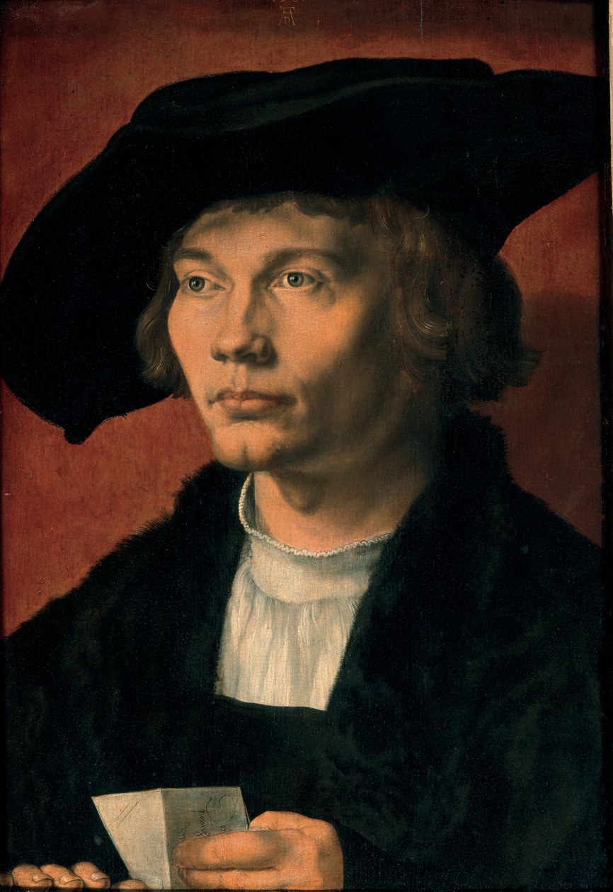 ベルンハルトフォンリーゼンの肖像、1521年 作： アルブレヒト・デューラー