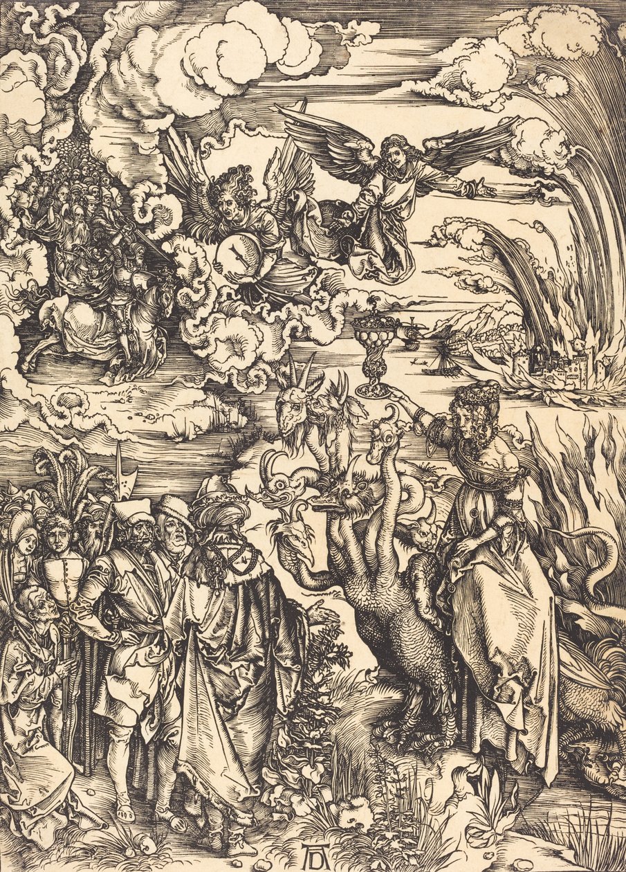 バビロニア娼婦、おそらく c. 14961498。 作： アルブレヒト・デューラー