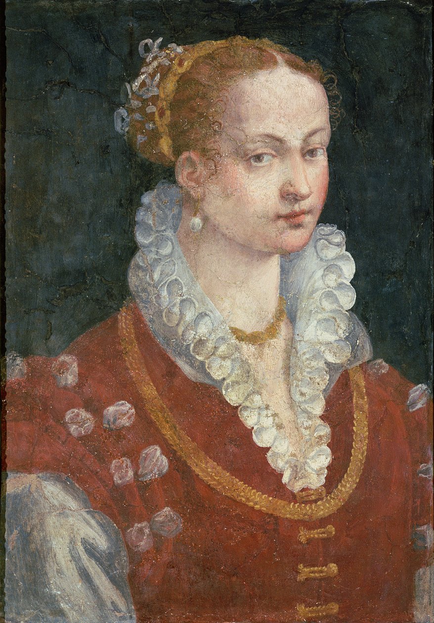 ビアンカカペッロの肖像（c.1542-87）フランチェスコデメディチの妻、トスカーナ大公、c.1585 作： アレッサンドロ・アロリ