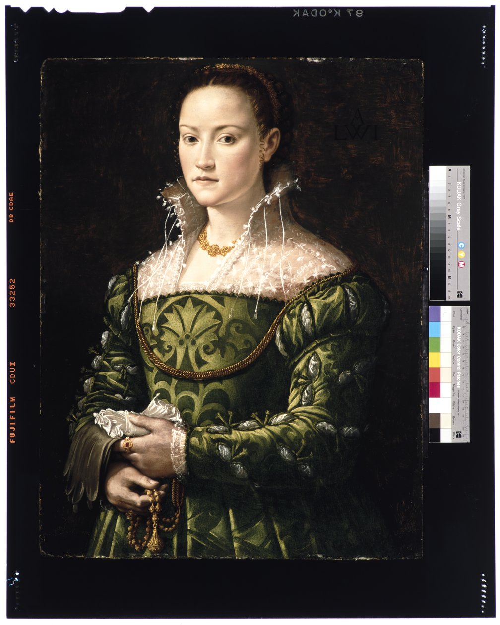 女性の肖像、1560年頃 作： アレッサンドロ・アロリ