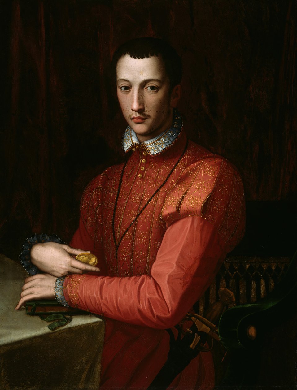 フランチェスコ・デ・メディチ、c。 1560年。 作： アレッサンドロ・アロリ