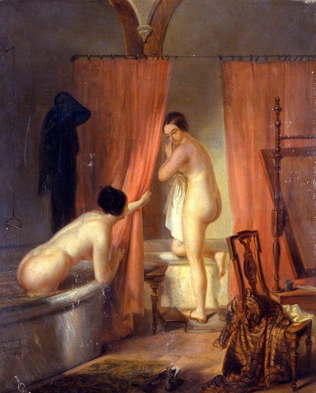 アレッサンドロ・ドゥリーニ"After the bath" 作： アレッサンドロ・デュリーニ