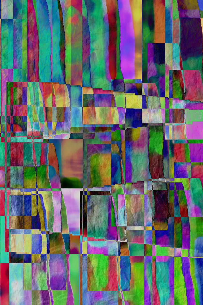 structure b,2019,(mixed media) 作： アレックス・キャミンカー