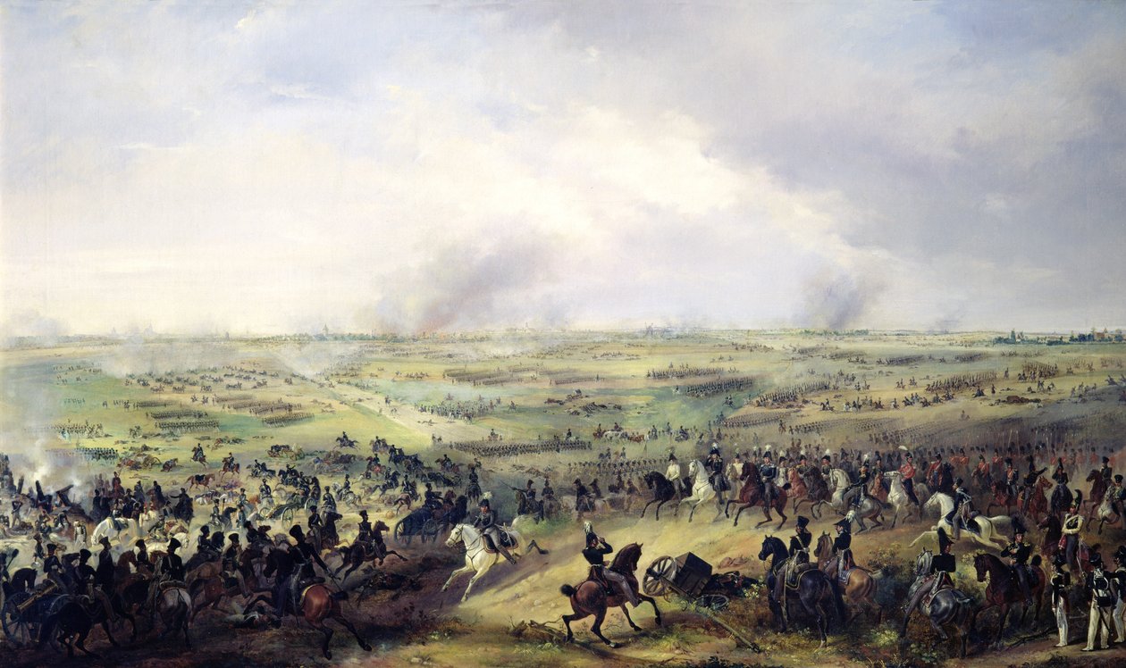 ライプツィヒの戦い、1813年10月16〜19日 作： アレクサンダー・イワノビッチ・ザウアーヴァイド