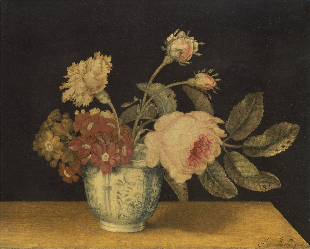 デルフトの瓶の花 作： アレクサンダー元s