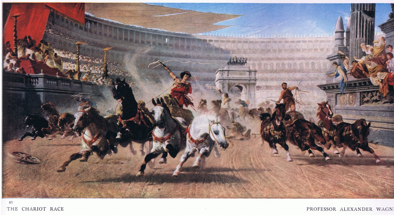 戦車レース、グレシャム出版社から1920 作： アレクサンダー・フォン・ワーグナー