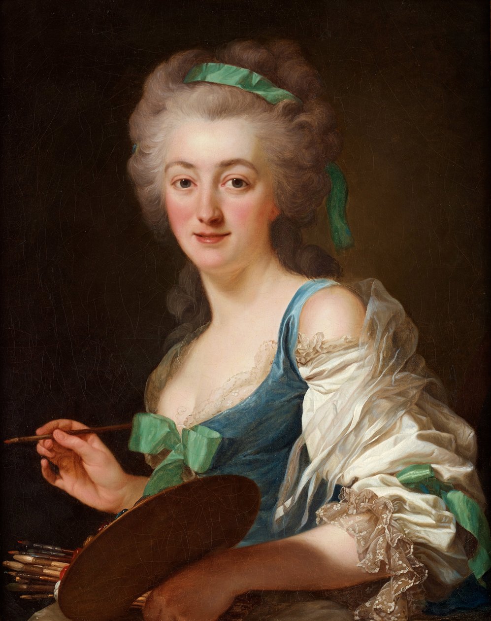 アン・ヴァレイヤー・コスターの肖像 1744-1818, 1783. 作： アレクサンダー・ロスリン
