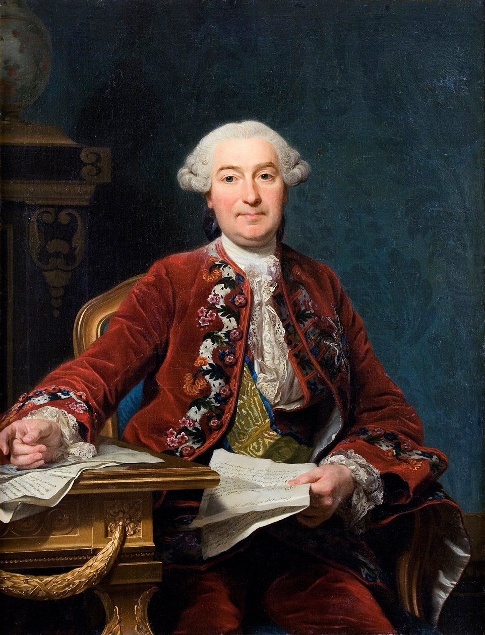 Ulrik Scheffer 1716-1799、1763 作： アレクサンダー・ロスリン