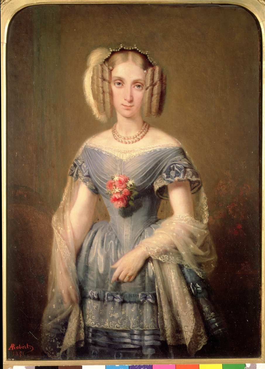ルイーズ・マリー・ドルレアン（1812-50） 作： アレクサンドル・ロバート