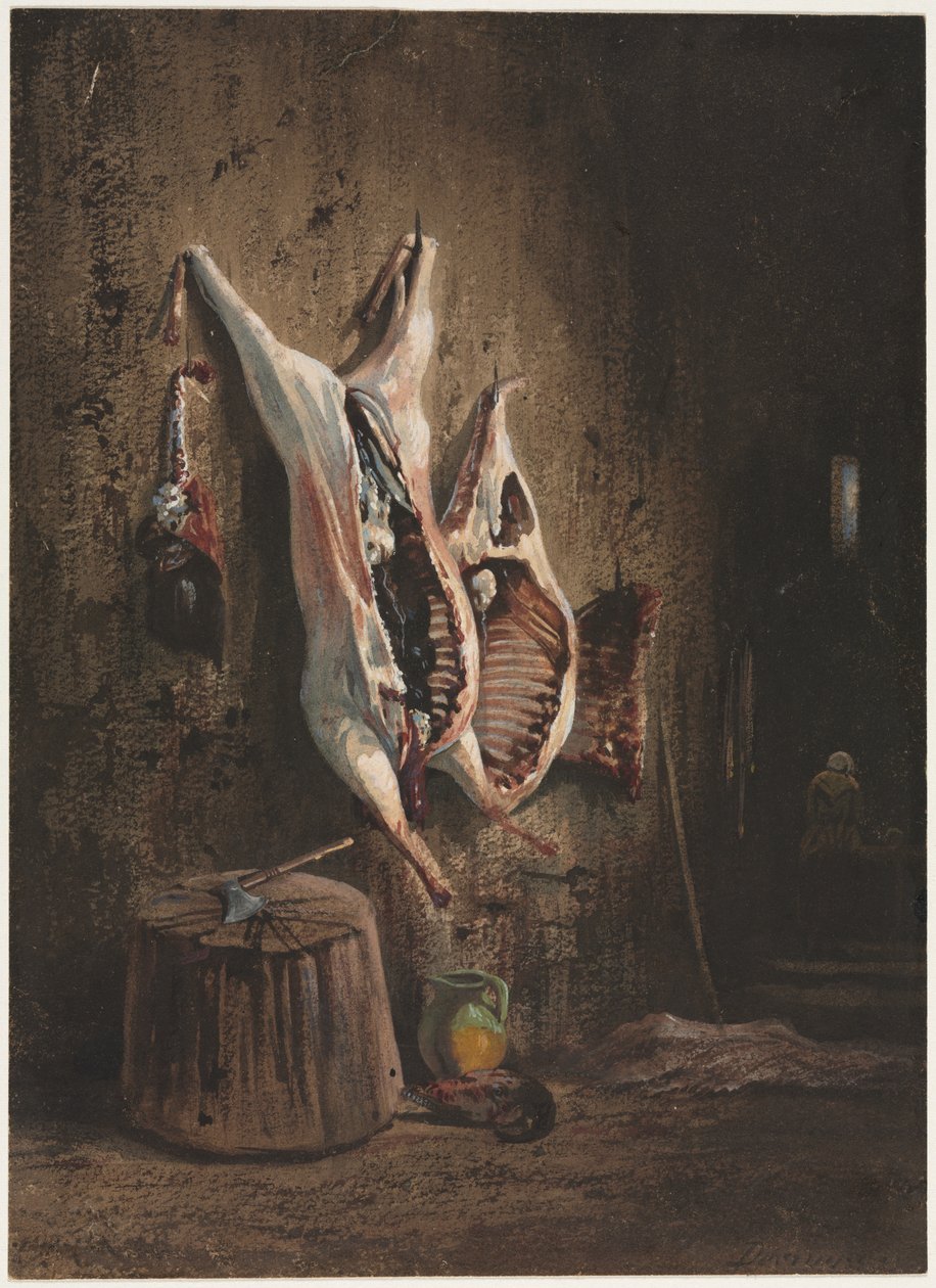 枝肉 作： Alexandre Gabriel Decamps