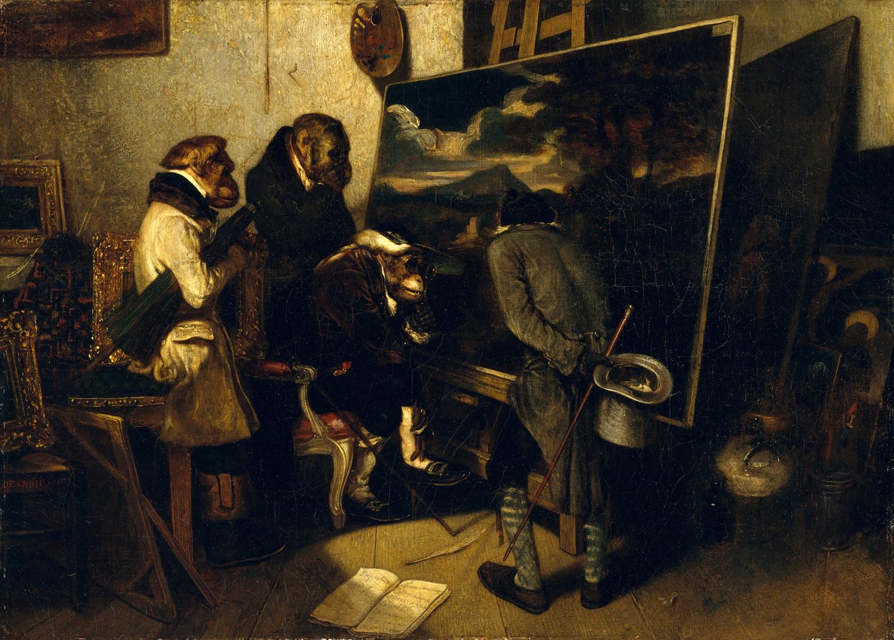 専門家、1837年。 作： Alexandre Gabriel Decamps