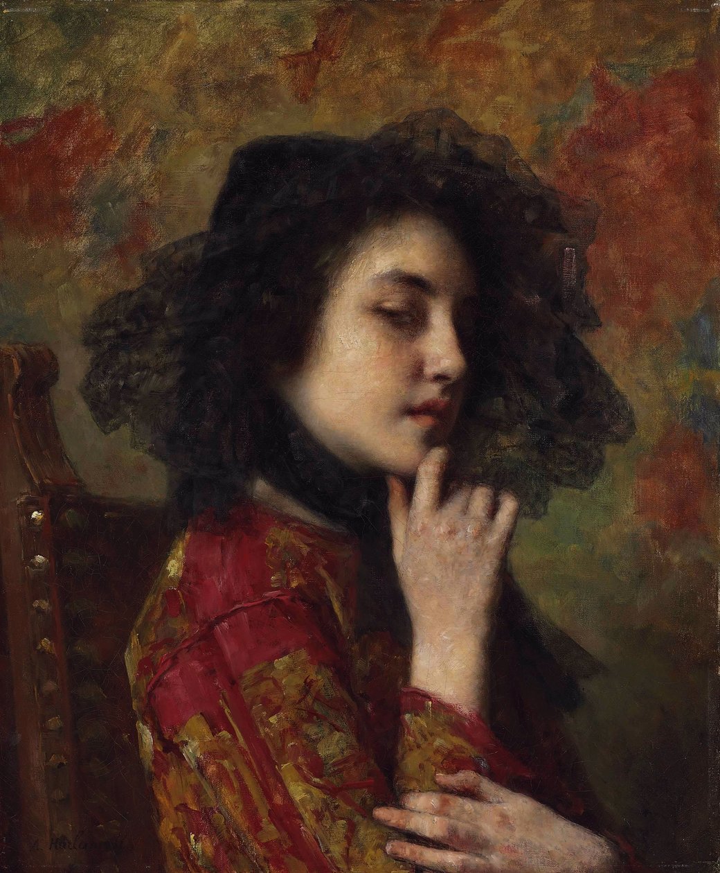 ジョージ王女の肖像画 作： アレクセイ・ハラモフ