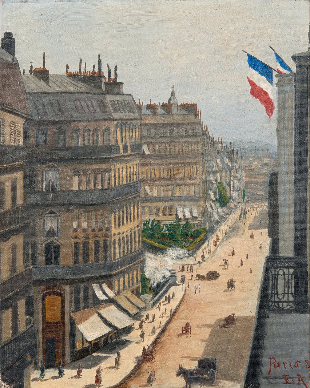 カトゥナキマパリシスタン英語：ParisnからのストリートビューSvenska：Gatubild fran Parisn 作： アルフィルドノールランド