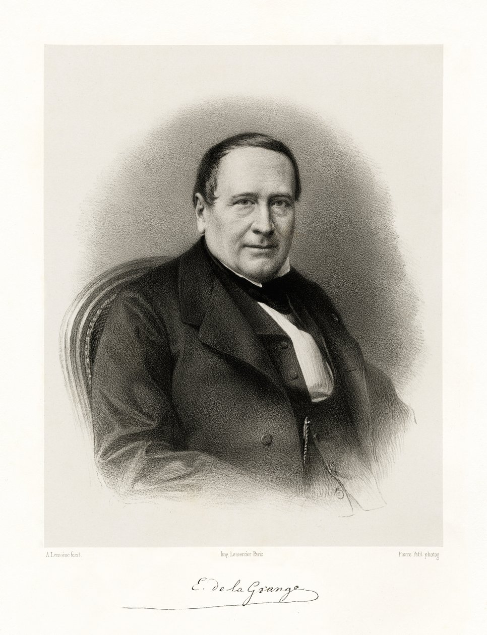 AdélaideÈdouardLeLièvrede La Grange、1865-66 作： アルフレッド・ルモワン