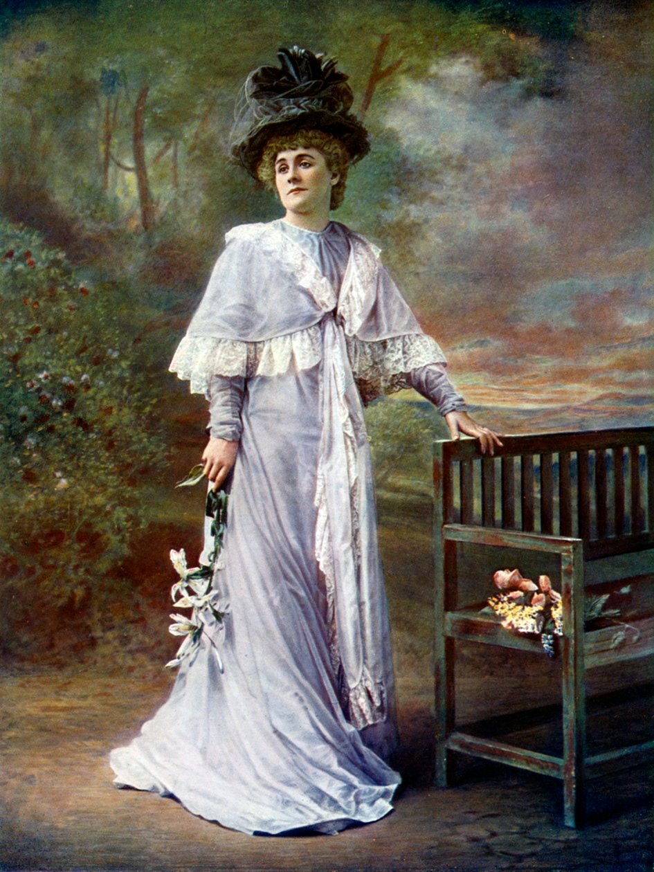ケイト・ローク1866-1945、イギリスの女優、1899-1900。 作： アルフレッド・エリス