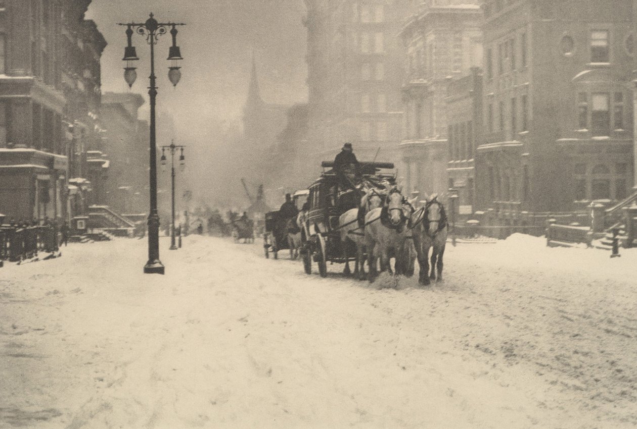 A Dreary Day、1897年頃（グラビア） 作： アルフレッド・スティグリッツ