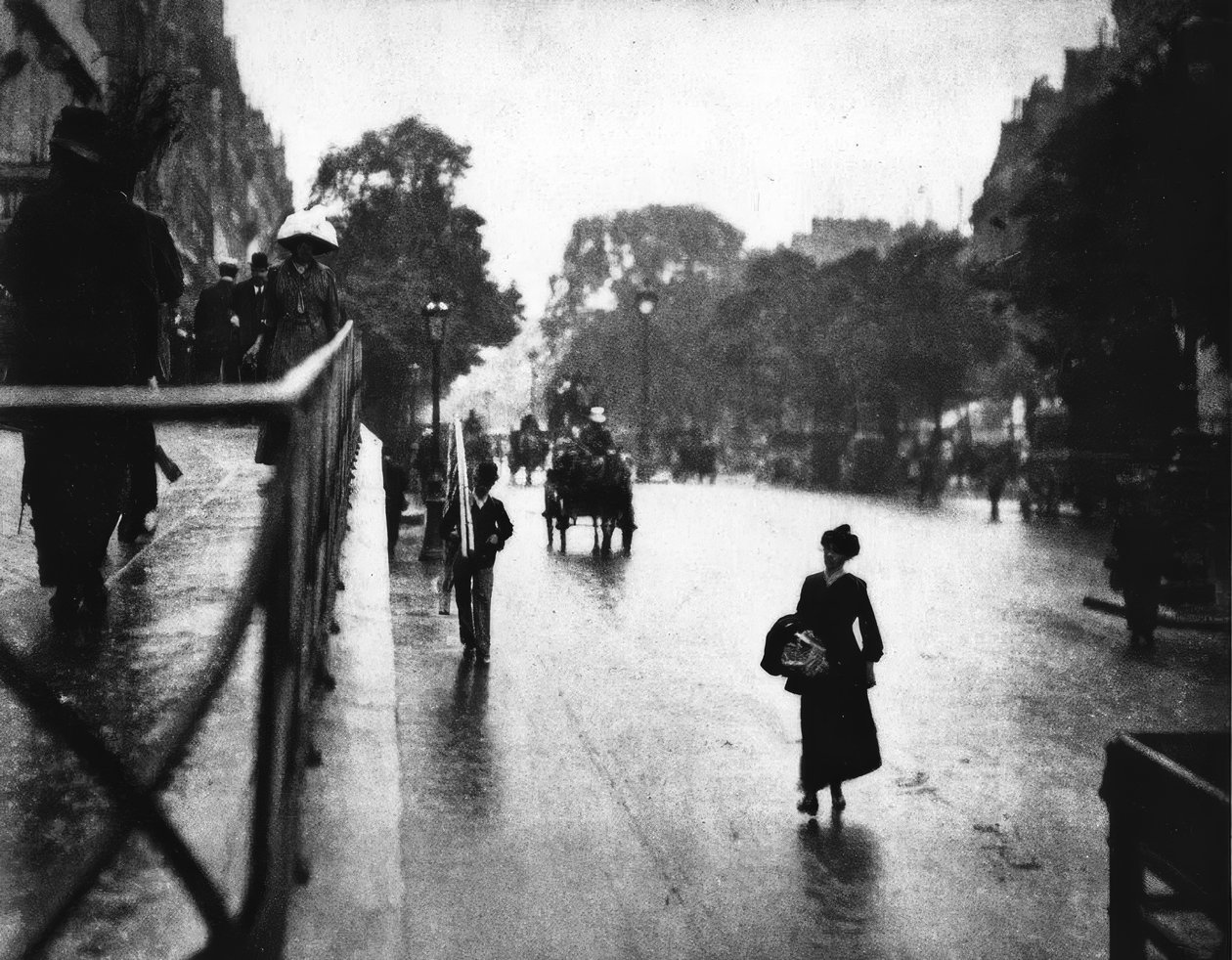 パリ、ストリートシーン-写真1911 作： アルフレッド・スティグリッツ