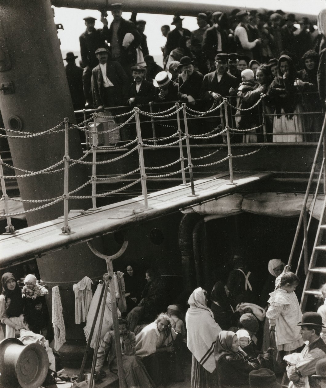 The Steerage、1907 年、192039 を印刷。 作： アルフレッド・スティグリッツ