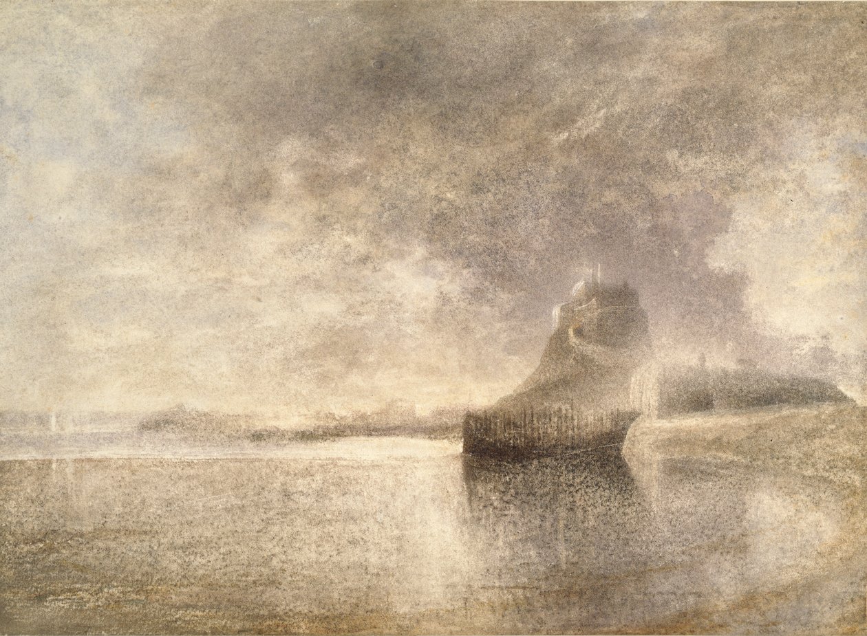 聖なる島の城、ノーサンブリア、c1882-3 作： アルフレッドウィリアムハント