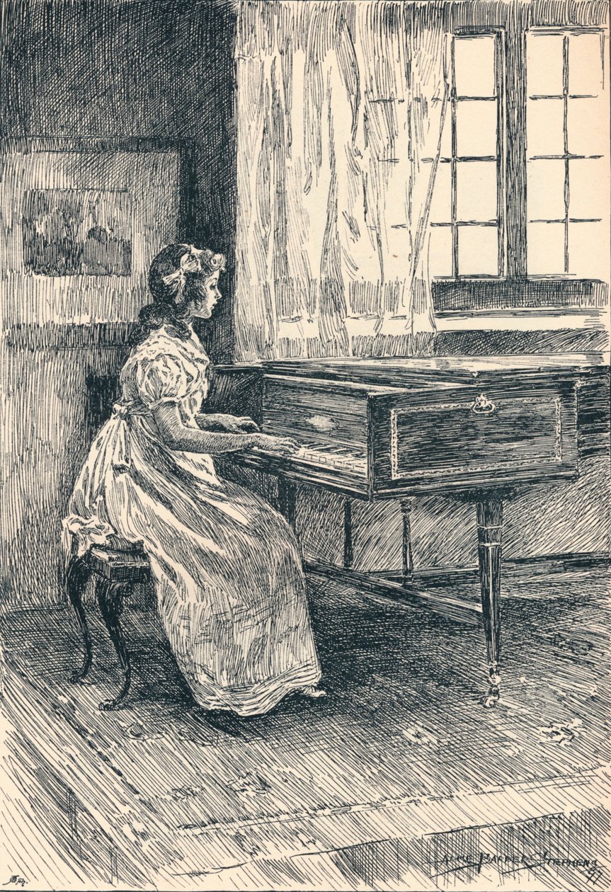 「ジェントルマン、ジョン・ハリファックスへのイラスト」、c1897 作： アリスバーバースティーブンス