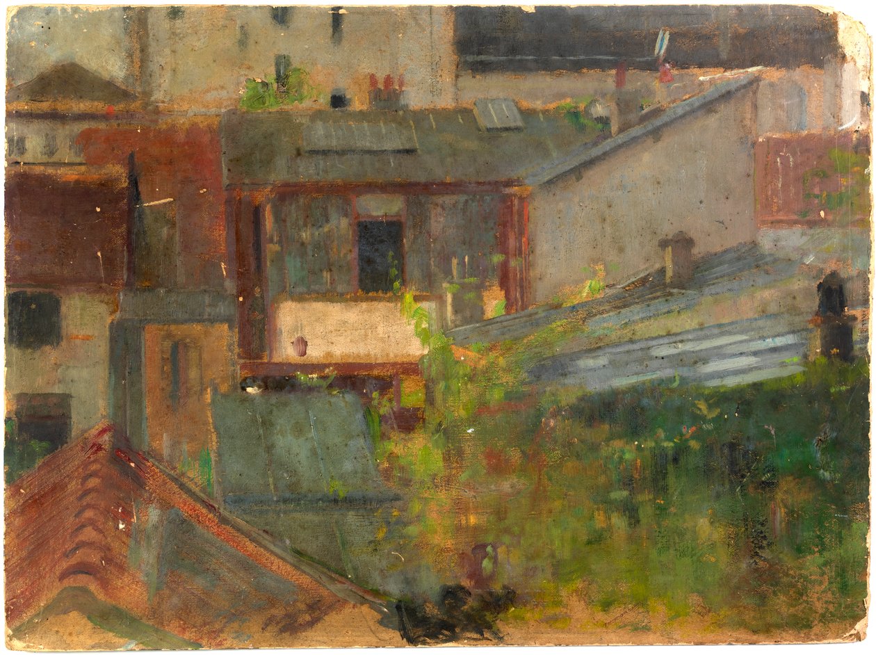 屋上、カリフォルニア州。 1900年。 作： アリス・パイク・バーニー