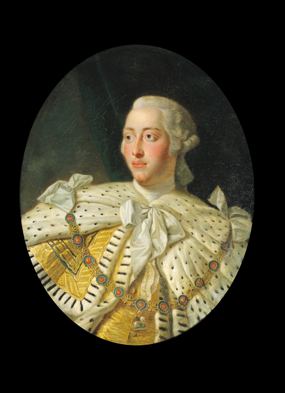 1760年後のジョージ3世の肖像 作： アラン・ラムゼイ