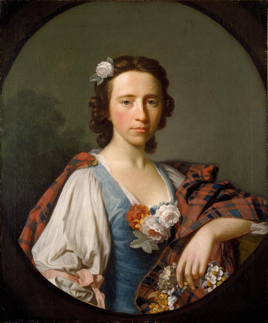フローラ・マクドナルド、1749年 作： アラン・ラムゼイ