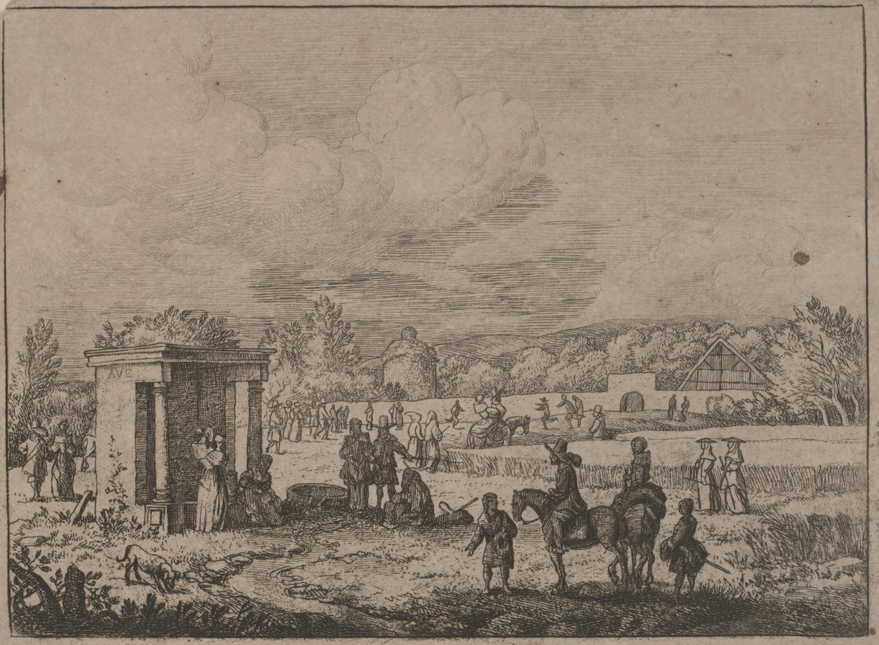 ワトロスの春、1650年頃（エッチング） 作： Allart van Everdingen