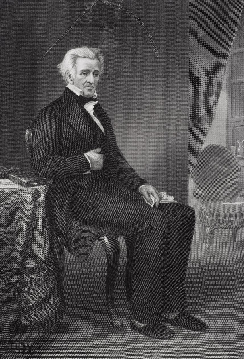 アンドリュージャクソン（1767-1845）アメリカ合衆国第7代大統領 作： アロンゾチャペル