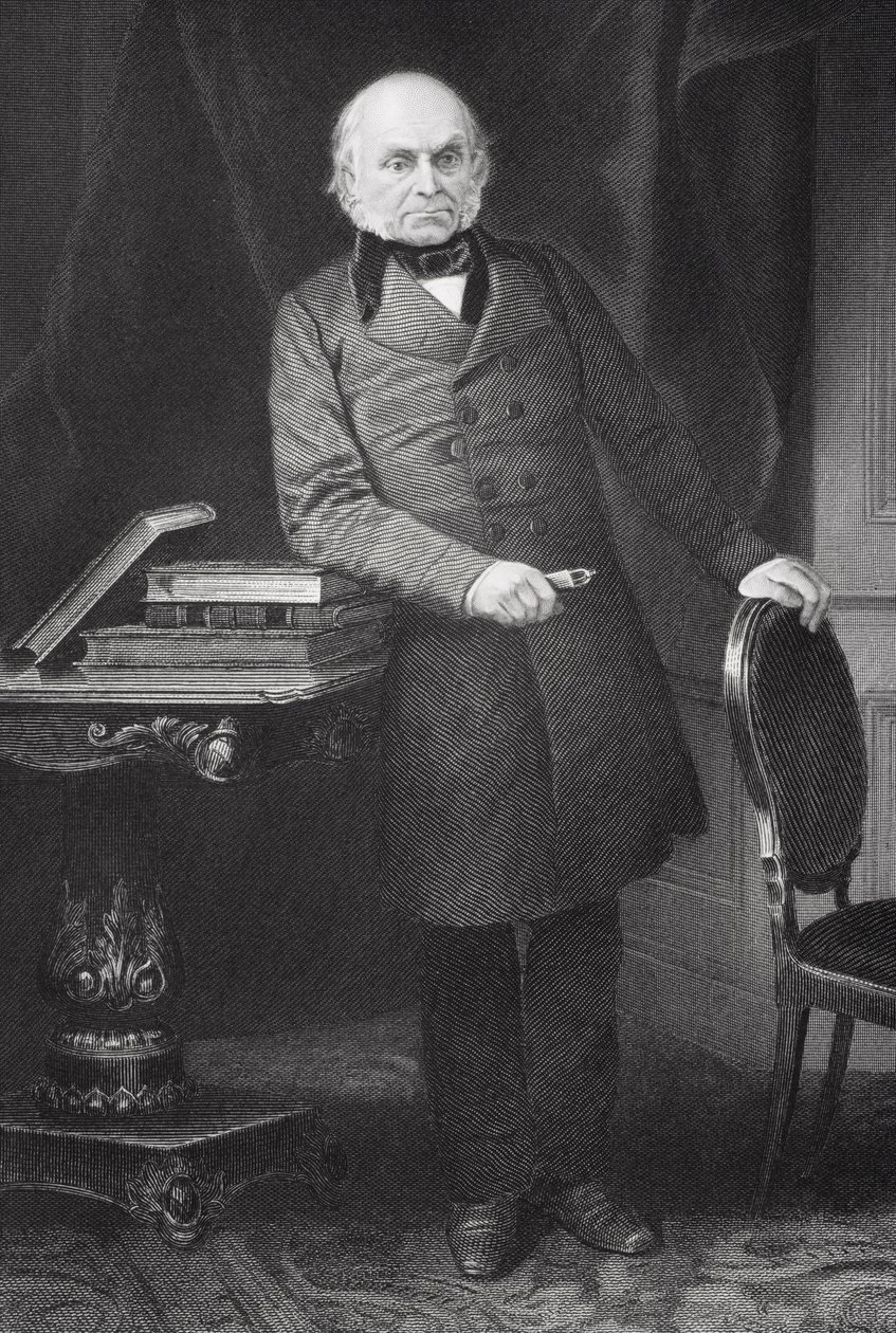 ジョン・クインシー・アダムス（1767-1848） 作： アロンゾチャペル