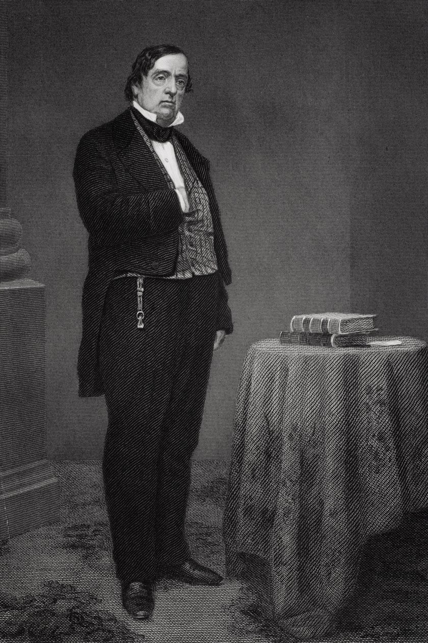 ルイス・キャスの肖像（1782-1866） 作： アロンゾチャペル