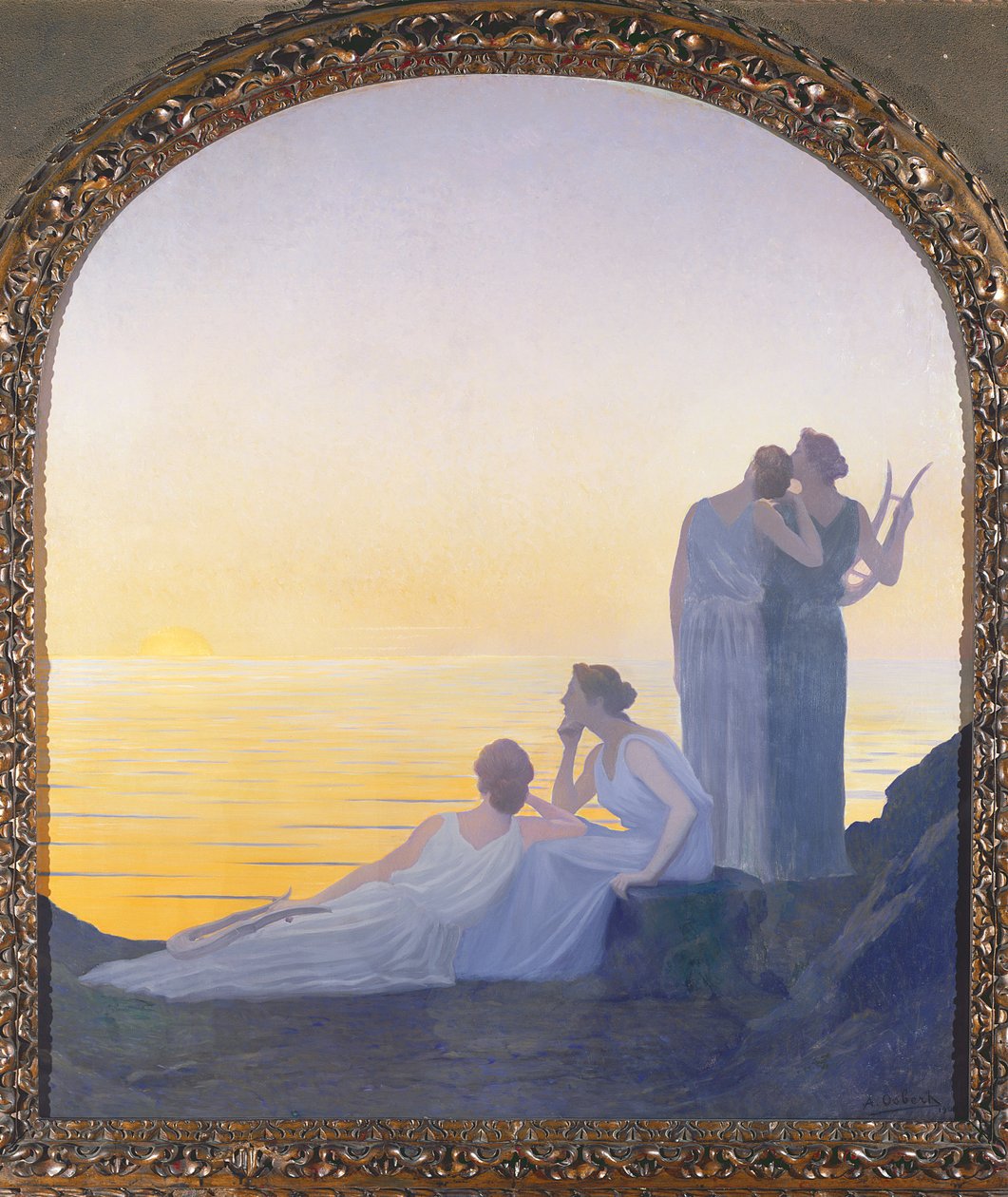 古代の夜、1908 作： アルフォンス・オスベール