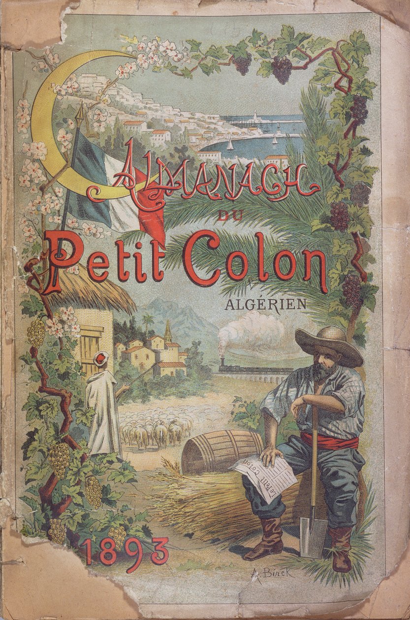 「Le Petit Colon Algerien」のアルマナック 作： アルフォンス（後）バーク